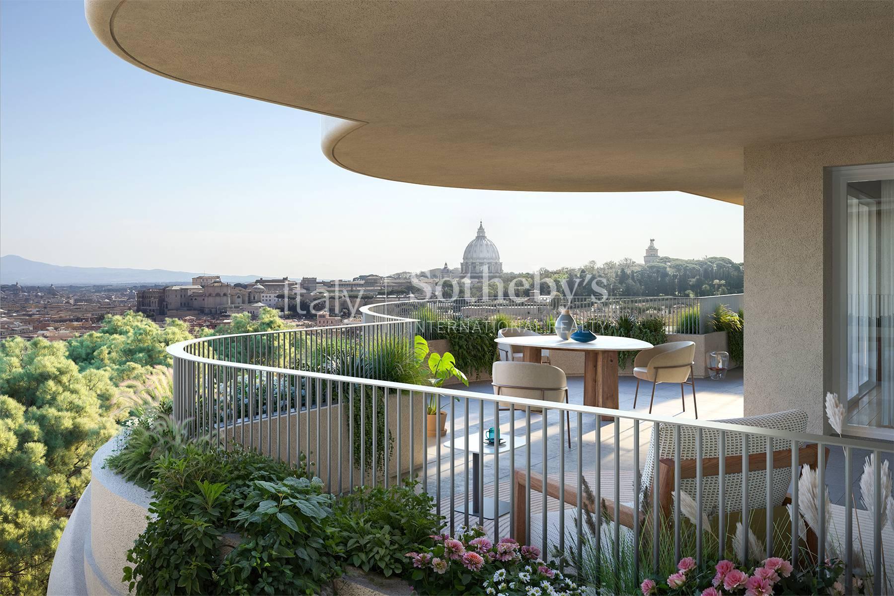 Terrazze Fedro - Attico panoramico su due livelli con viste dominanti su San Pietro, in vendita, Roma | Sotheby’s Realty Italy - 4
