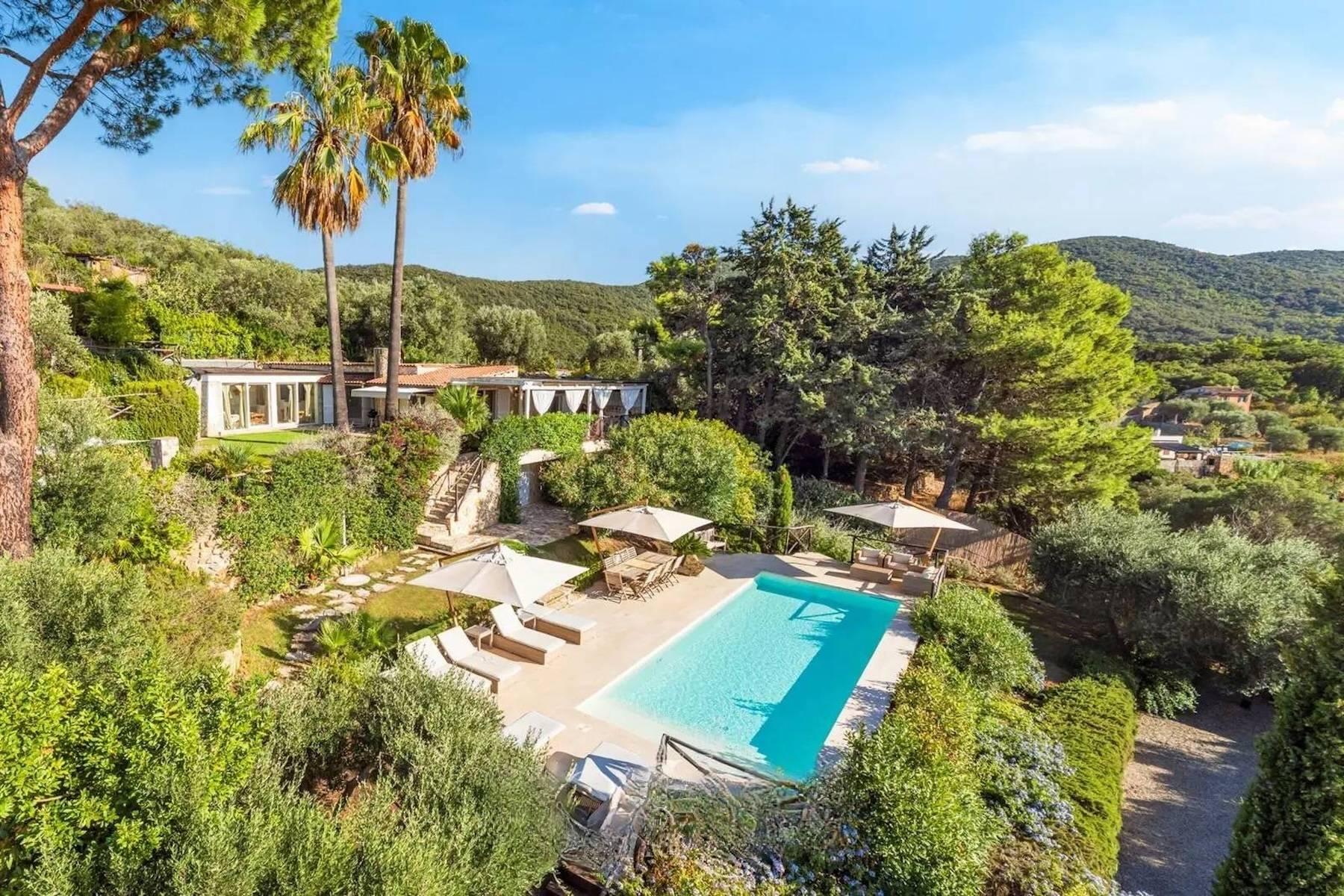 Villa in Argentario with swimming pool and panoramic view - 1