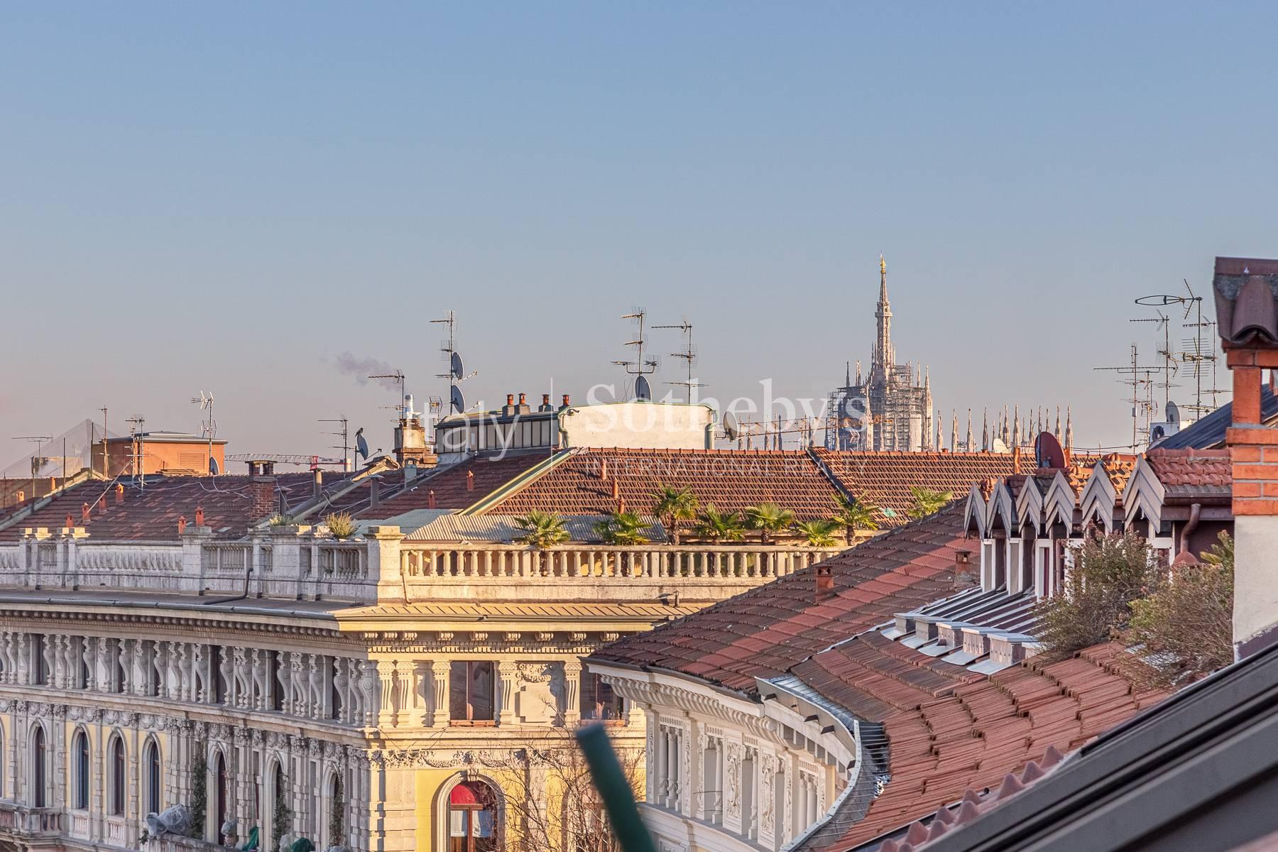 Attico di charme con vista su Piazza Castello, in vendita, Milano | Sotheby’s Realty Italy - 12