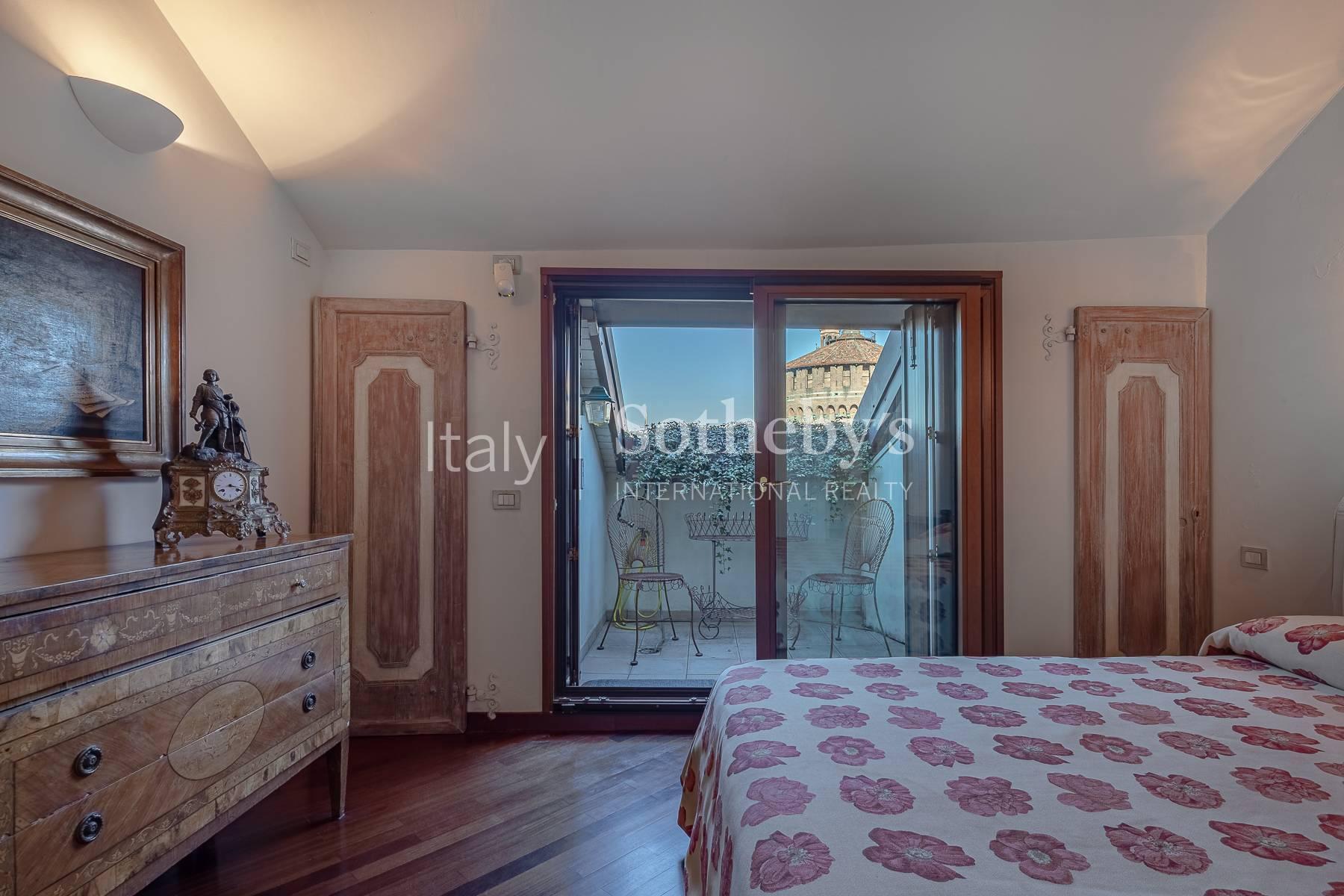 Attico di charme con vista su Piazza Castello, in vendita, Milano | Sotheby’s Realty Italy - 8