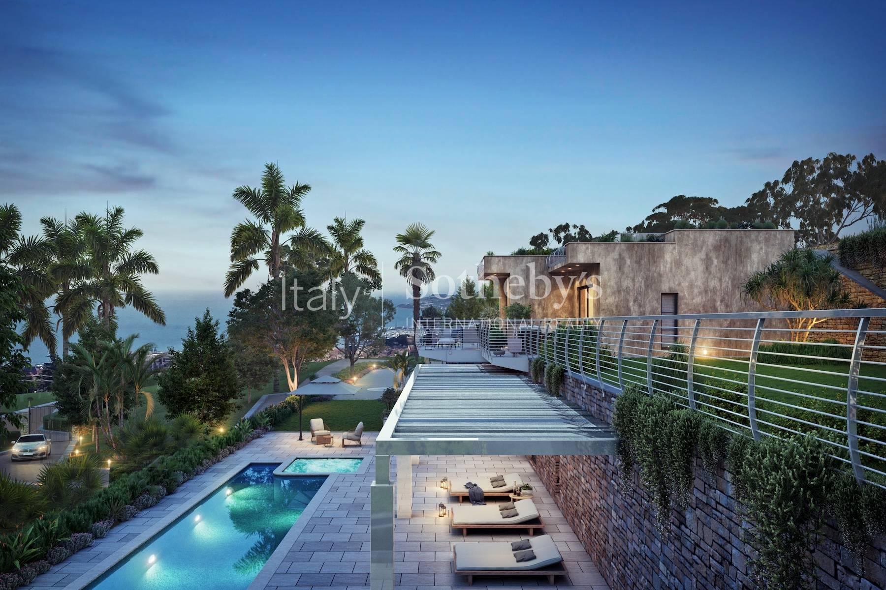 Villa di nuova costruzione con piscina e vista panoramica, in vendita, Sanremo | Sotheby’s Realty Italy - 22