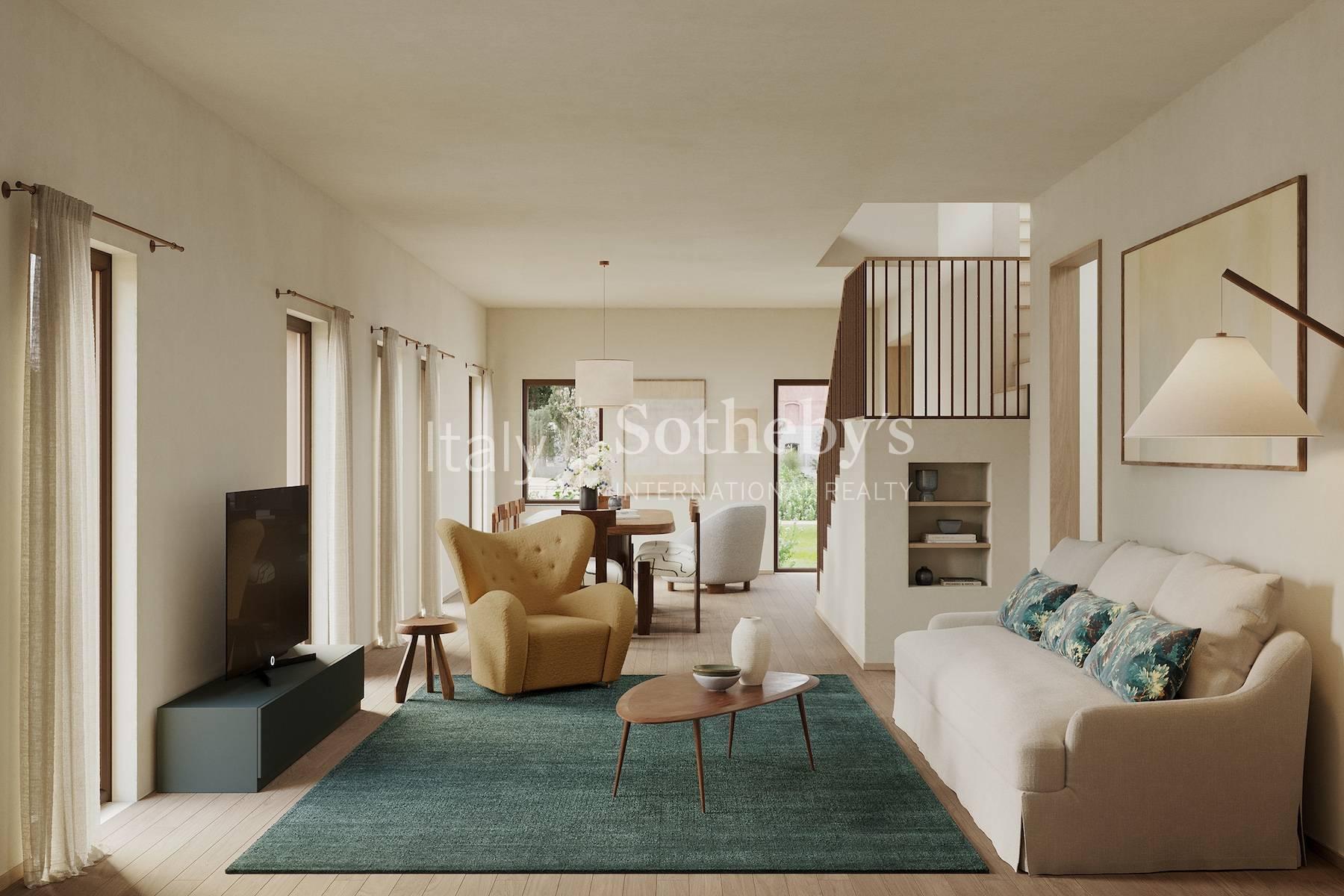 Living Room Open Space 30 Mq Quadrato Sala Cucina 30 Mq