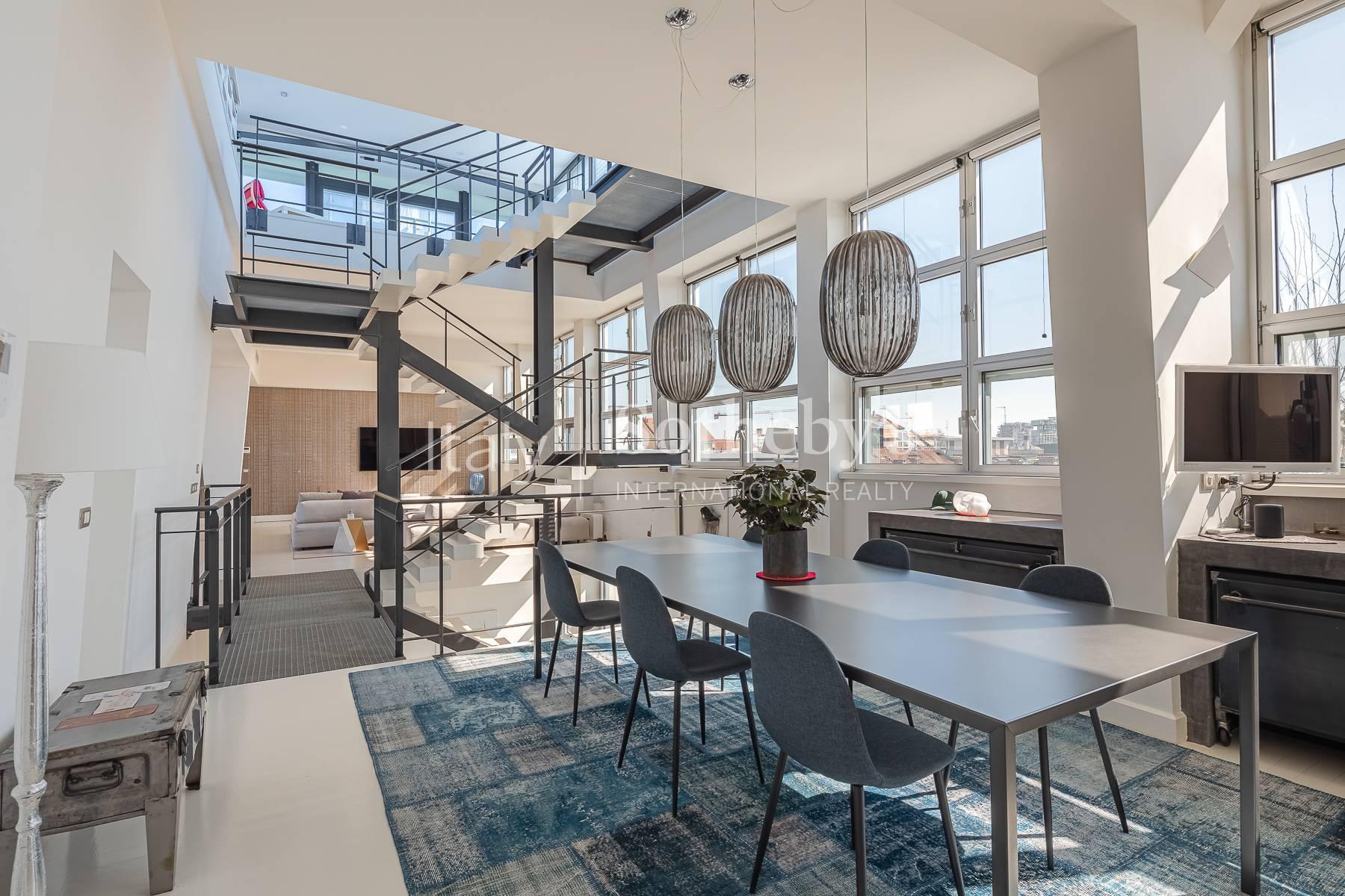 Attico su tre piani in stile New York con terrazzi, in vendita, Milano | Sotheby’s Realty Italy - 10