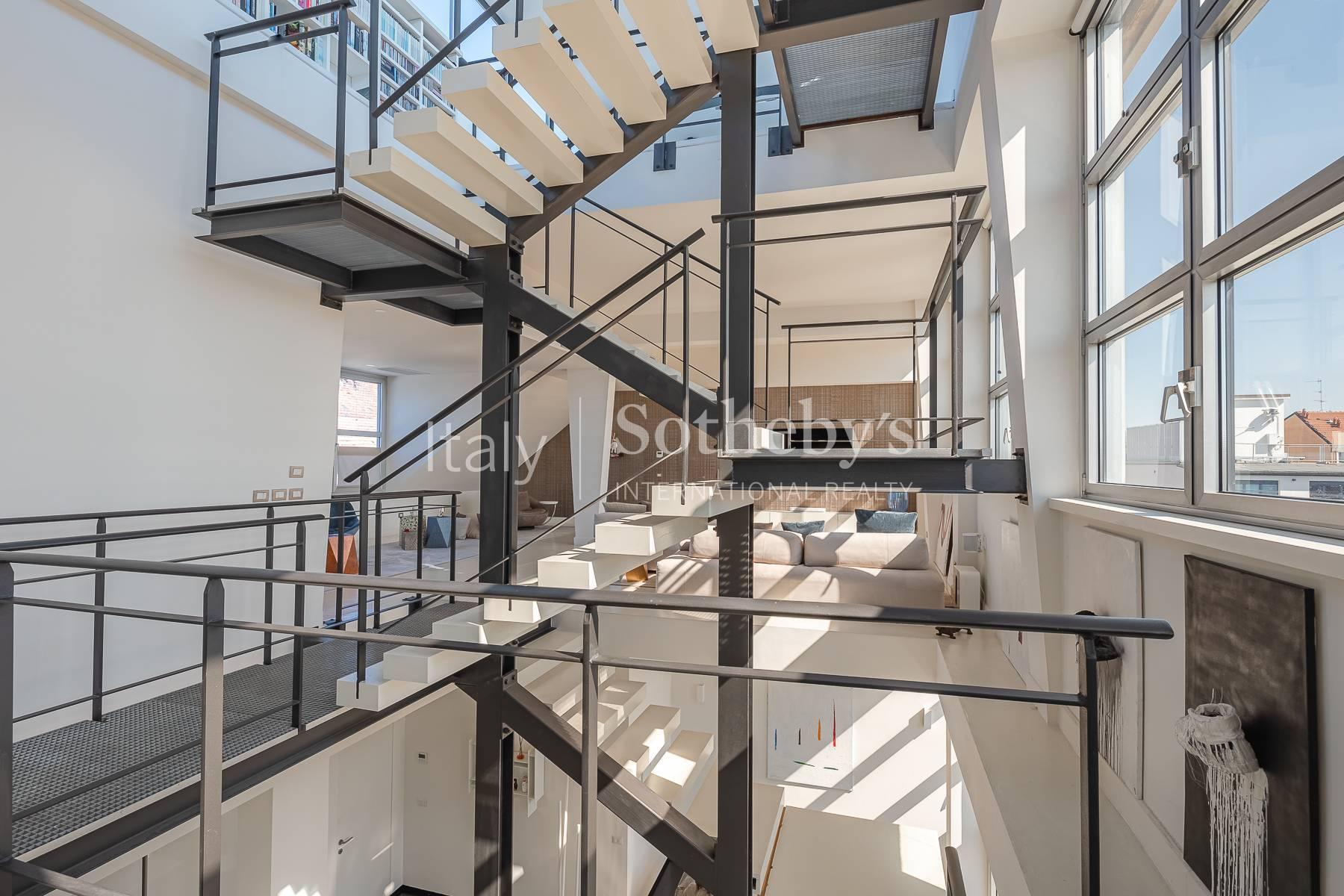 Attico su tre piani in stile New York con terrazzi, in vendita, Milano | Sotheby’s Realty Italy - 19