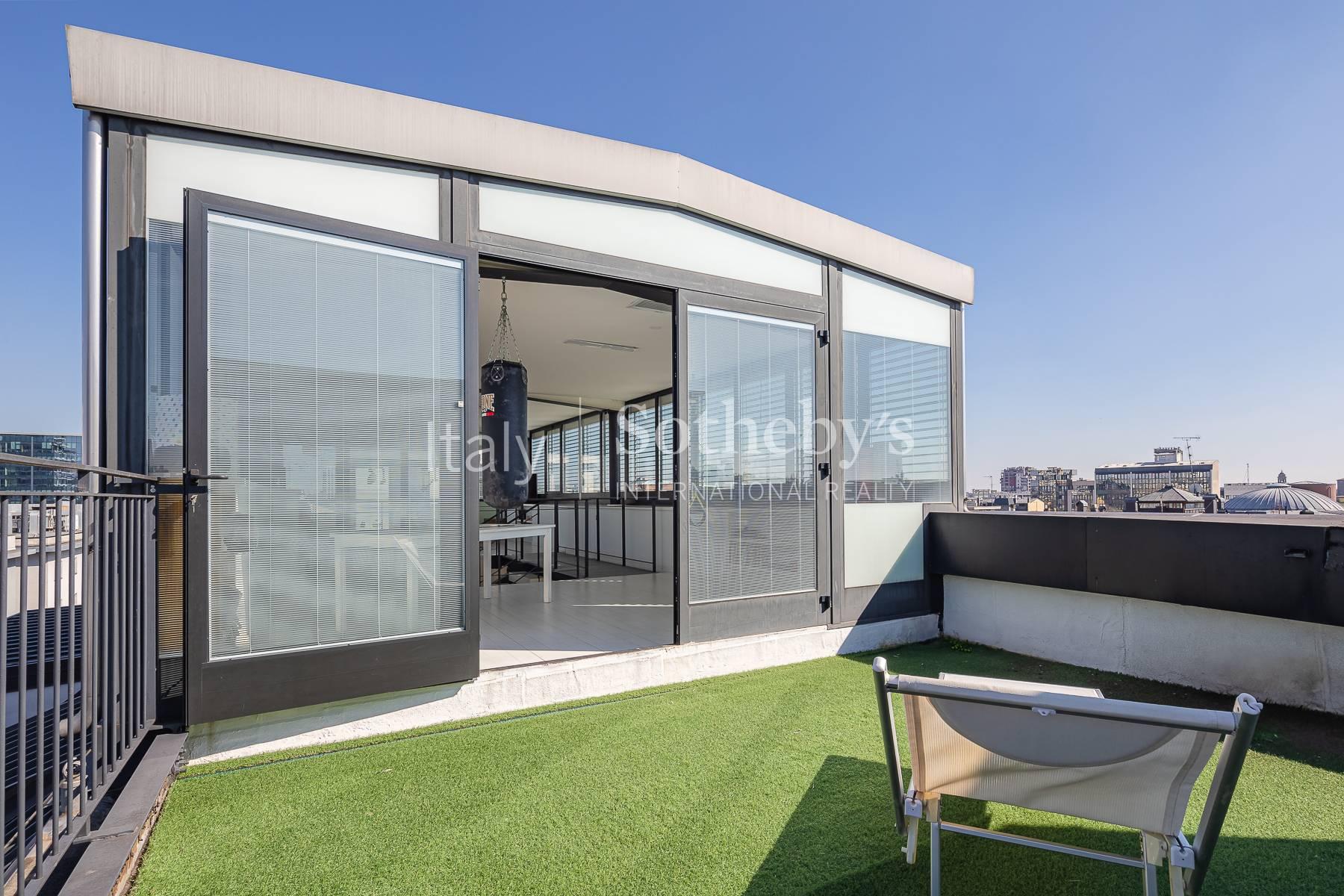 Attico su tre piani in stile New York con terrazzi, in vendita, Milano | Sotheby’s Realty Italy - 22