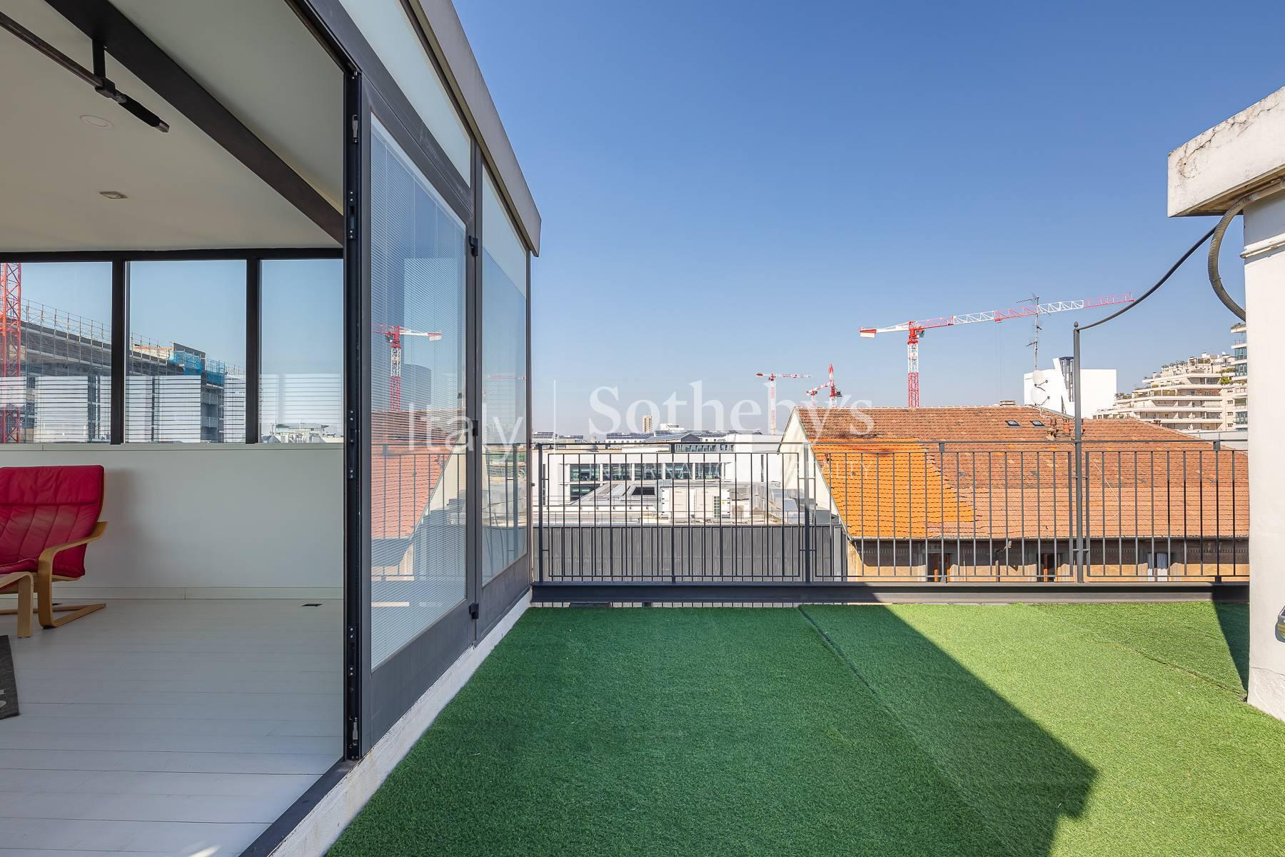 Attico su tre piani in stile New York con terrazzi, in vendita, Milano | Sotheby’s Realty Italy - 24