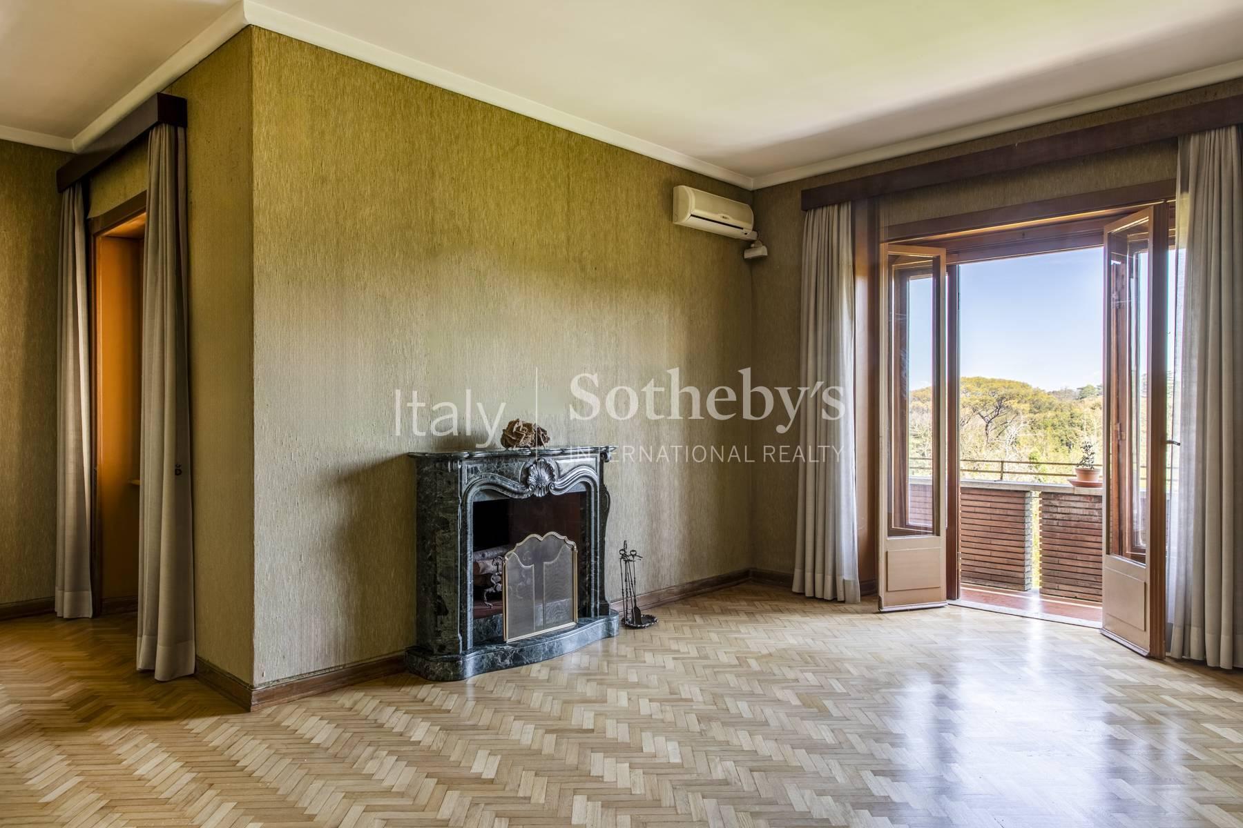 Luminoso appartamento con affacci su Villa Ada, in vendita, Roma | Sotheby’s Realty Italy - 2