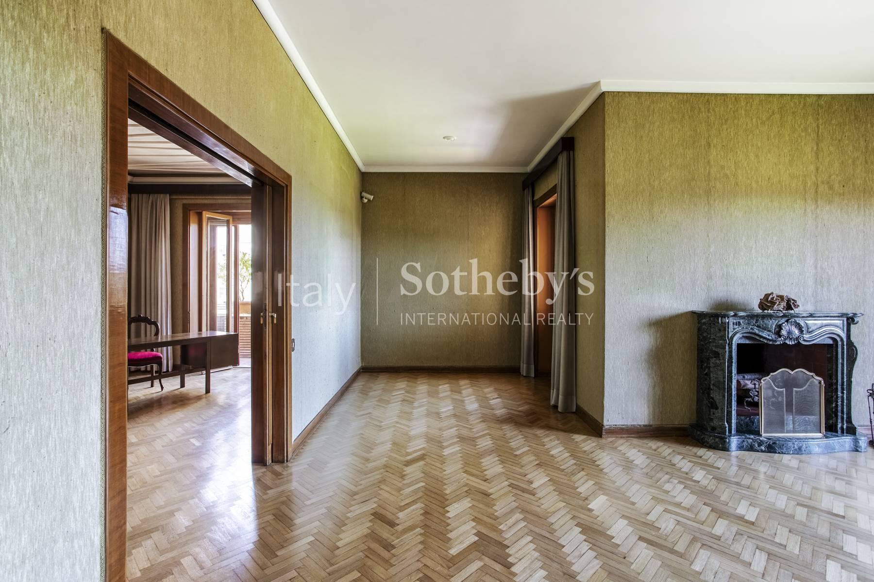 Luminoso appartamento con affacci su Villa Ada, in vendita, Roma | Sotheby’s Realty Italy - 13