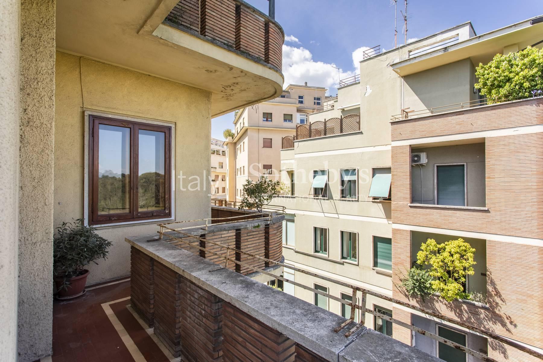 Luminoso appartamento con affacci su Villa Ada, in vendita, Roma | Sotheby’s Realty Italy - 9