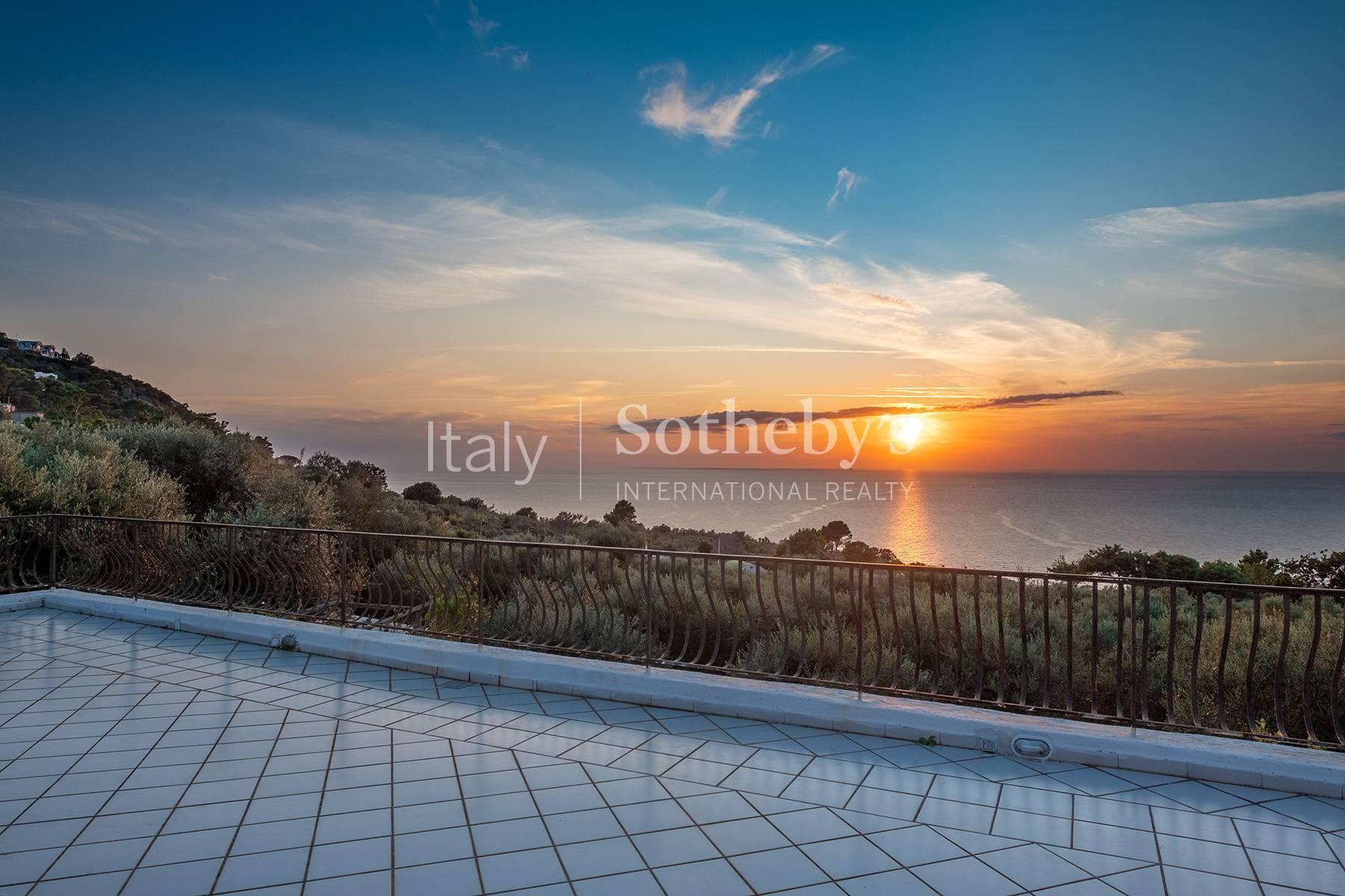 Villa di charme con uliveto e piscina a picco sul mare - 6