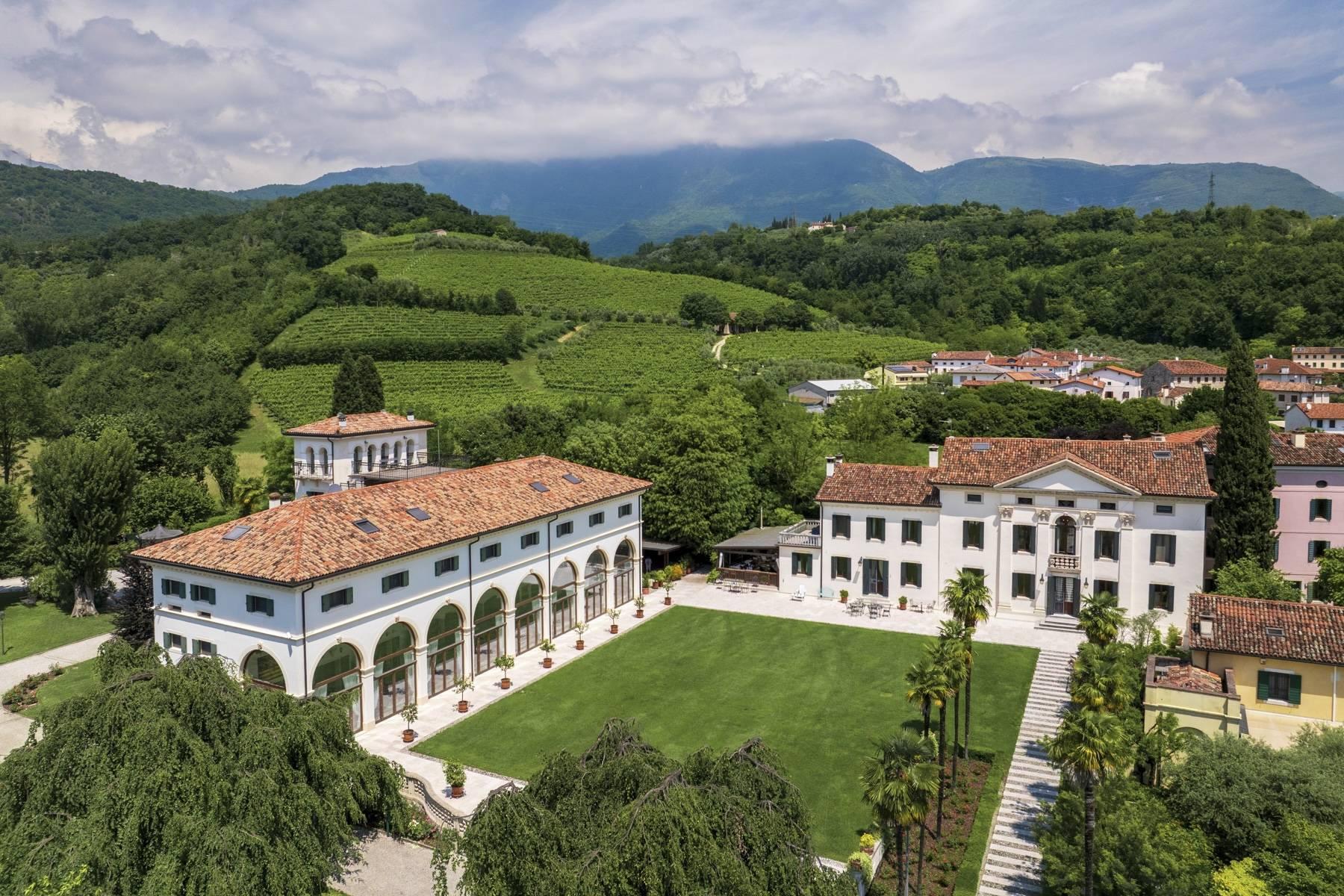 Villa neoclassica ristrutturata con adiacenze, parco e piscina - 1