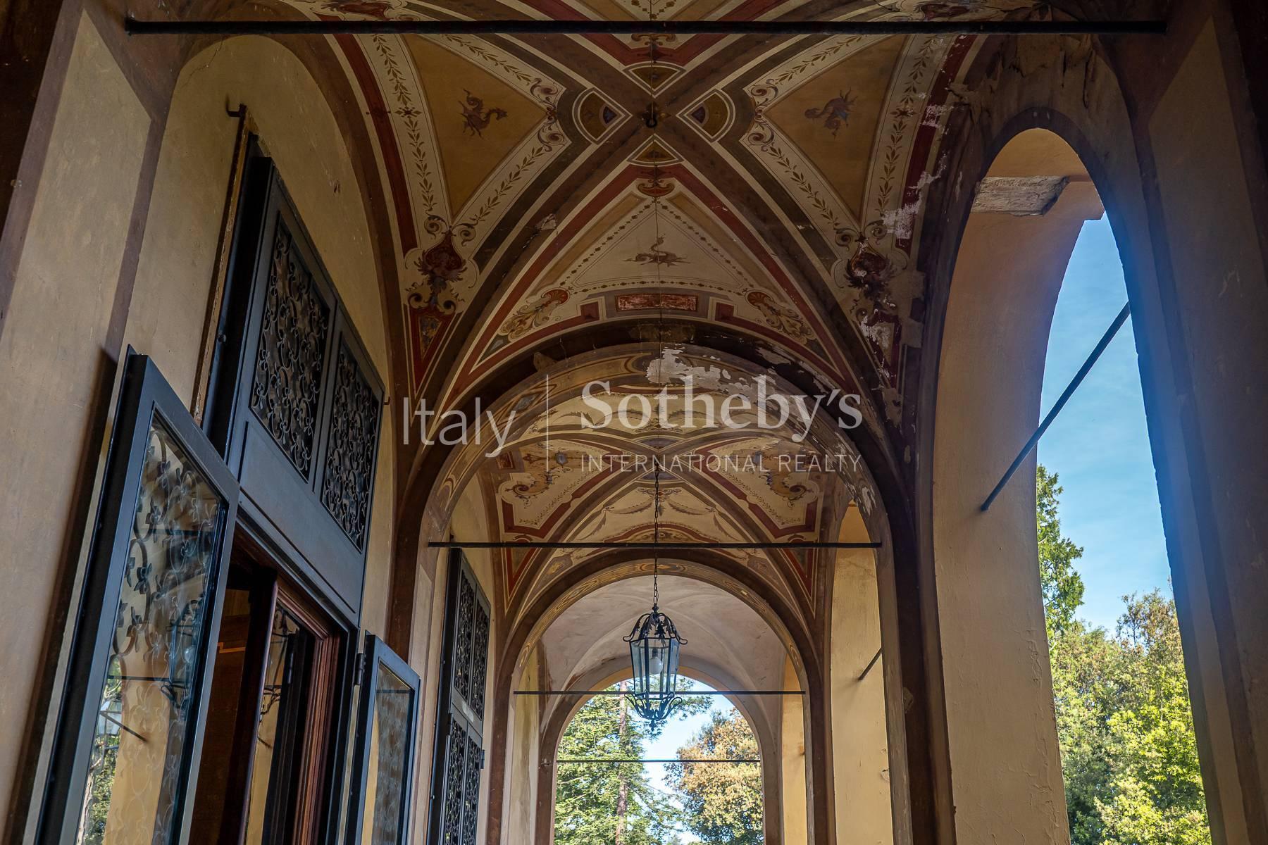 Storica villa maestosa con vista mozzafiato sulla campagna fiorentina, in vendita, Borgo San Lorenzo | Sotheby’s Realty Italy - 12