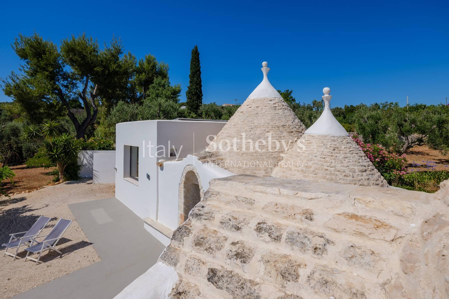 Autentici trulli con terreno panoramico nella Valle d'Itria - 4