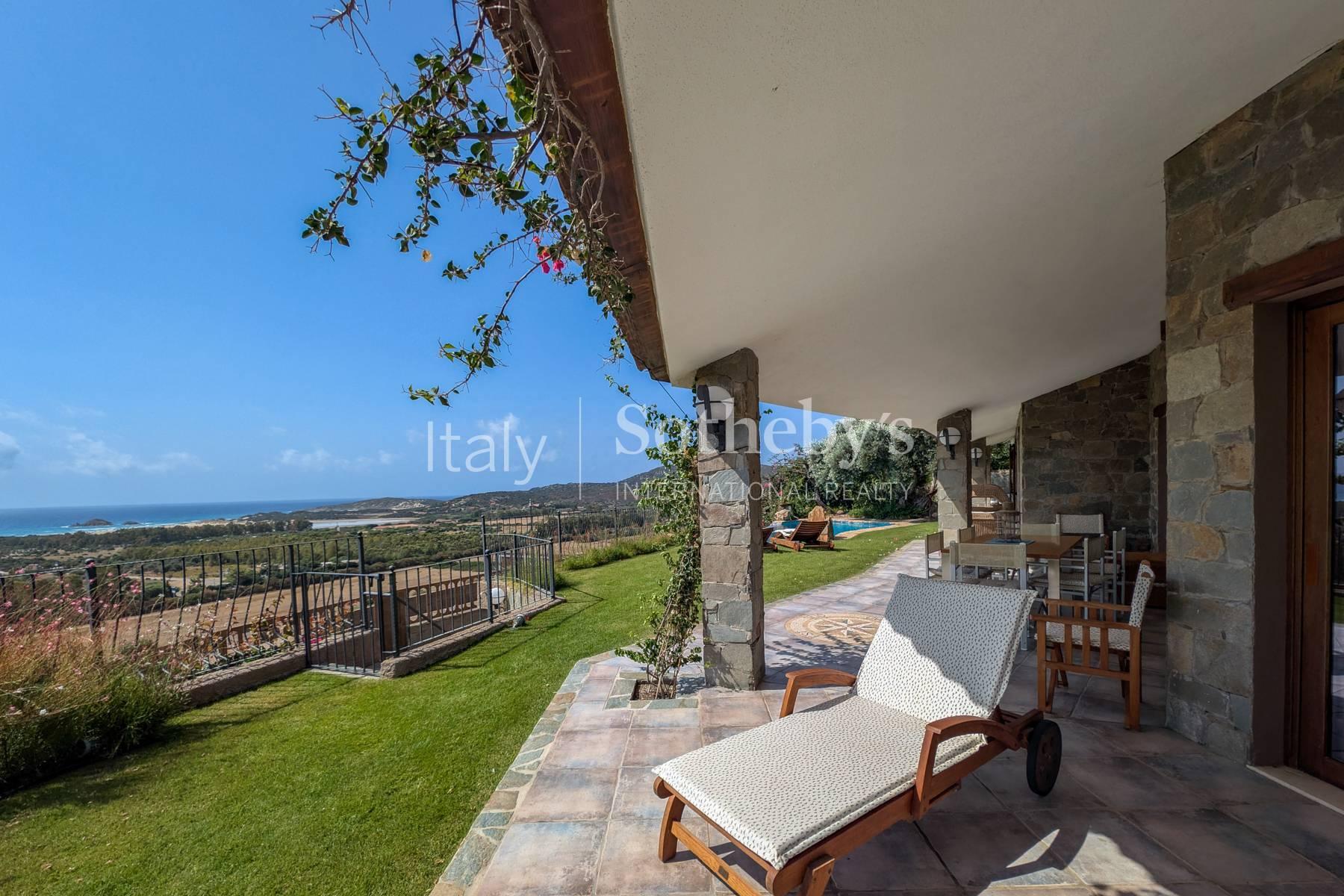 Villa con panorama mozzafiato a pochi minuti dalle spiagge di Chia - 3