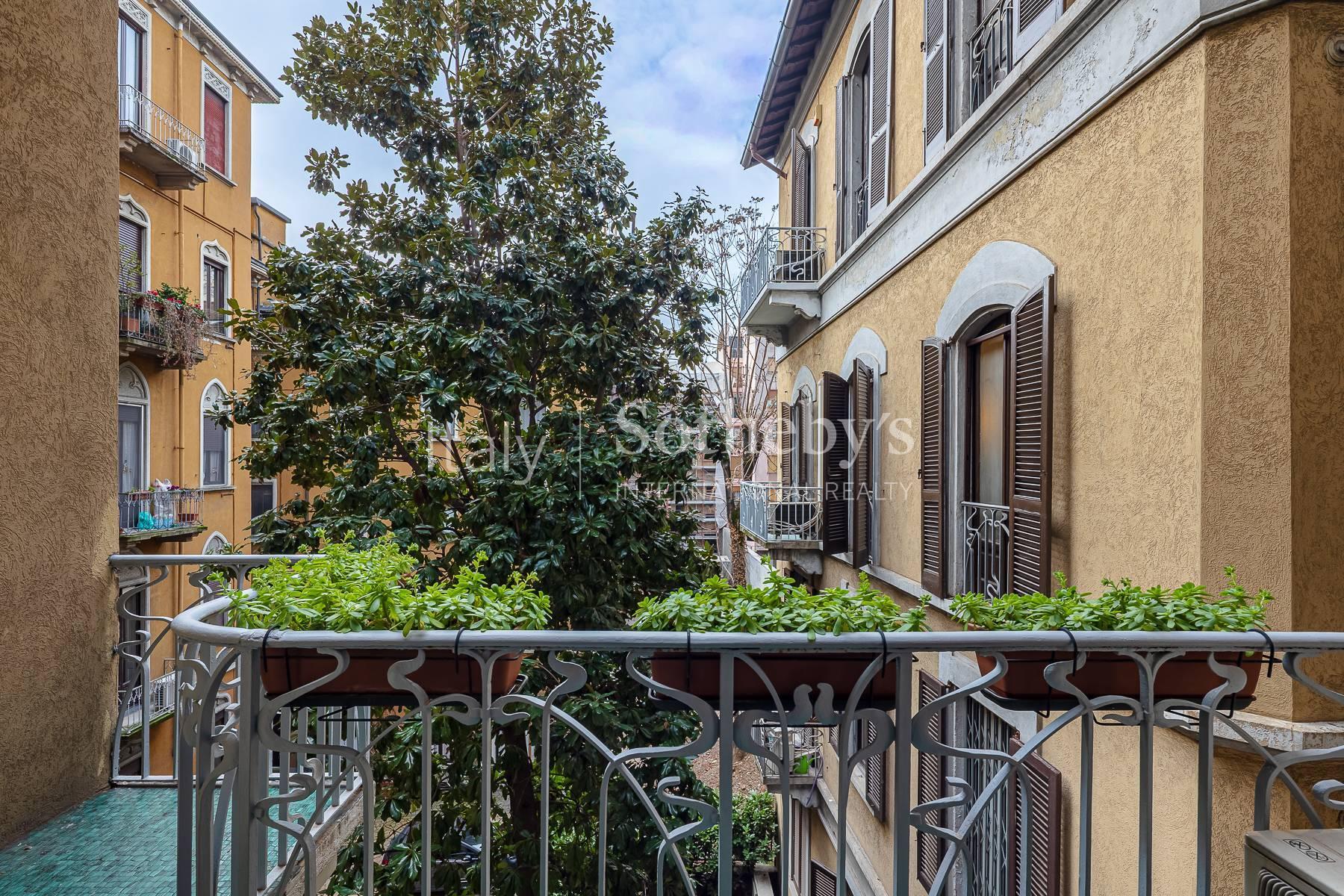 Ampio appartamento restaurato con balconi in stabile d’epoca, in affitto, Milano | Sotheby’s Realty Italy - 23