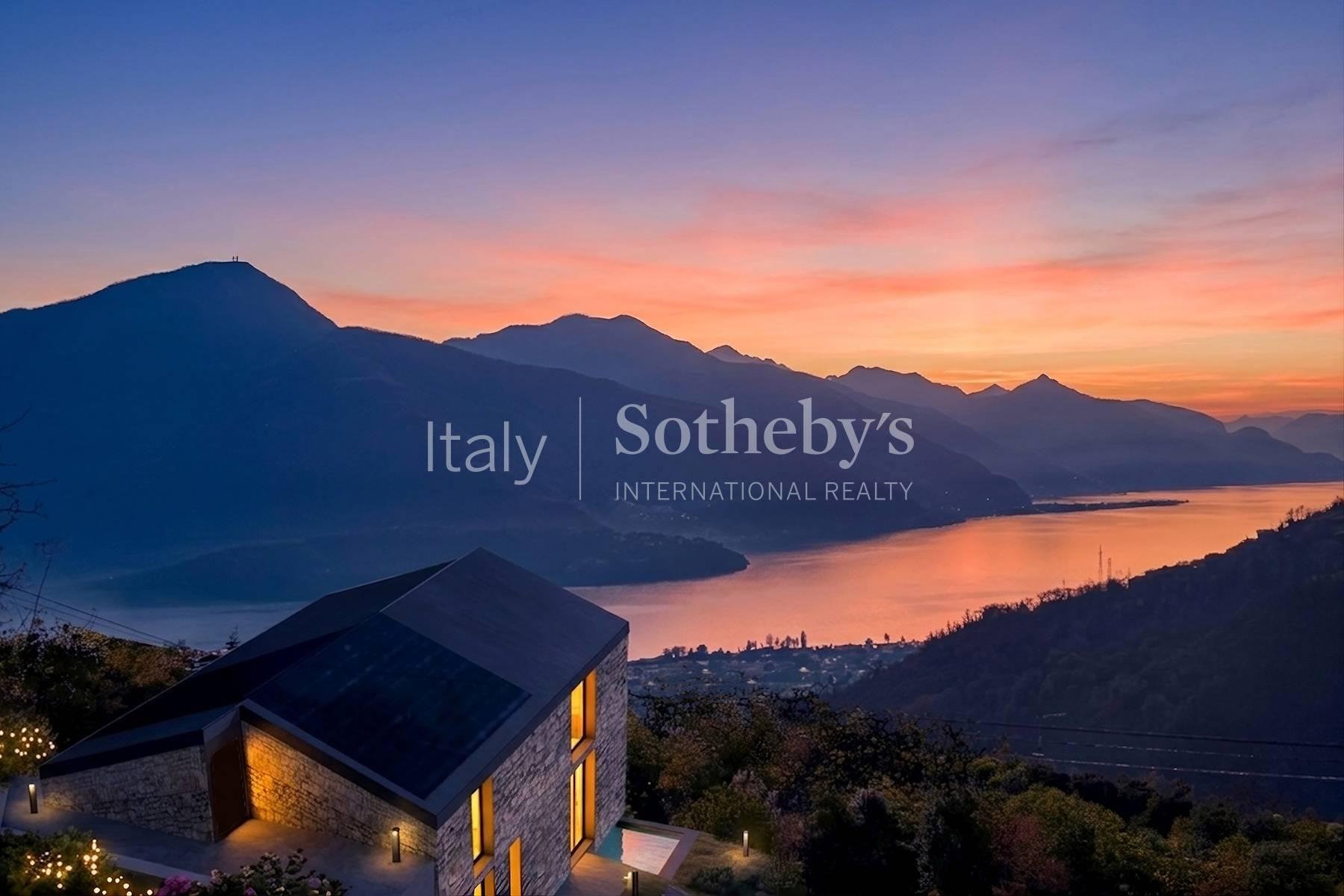 Villa di nuova costruzione con piscina e vista lago, in vendita, Gravedona ed Uniti | Sotheby’s Realty Italy - 9