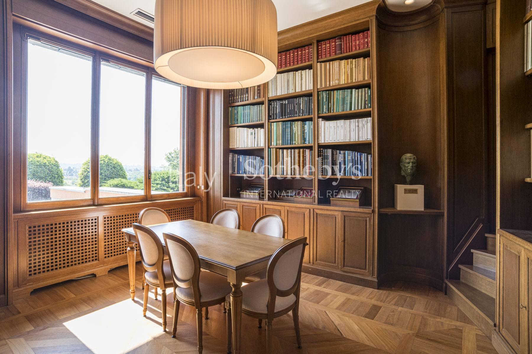 Distinguished villa with private art park and olive grove - 7