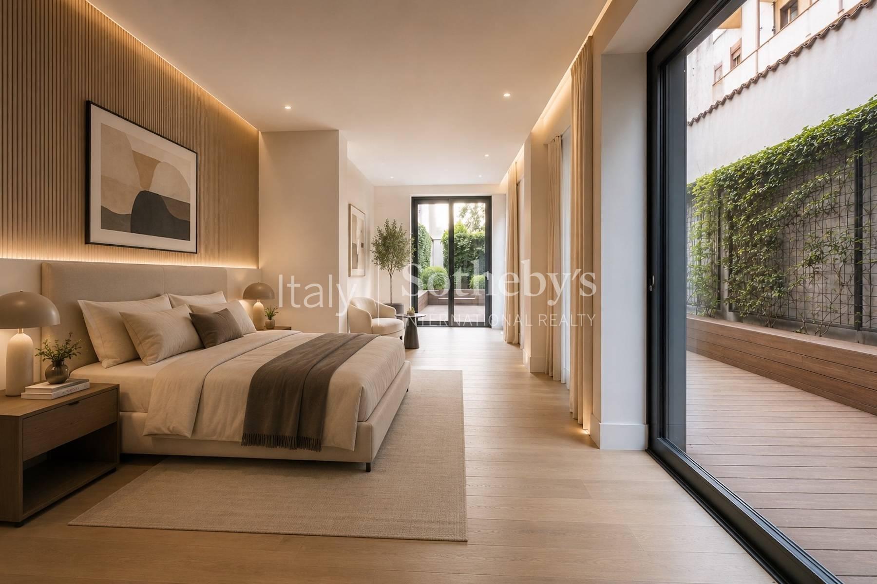Helle Residenz mit Garten und Terrassen in Brera - 6