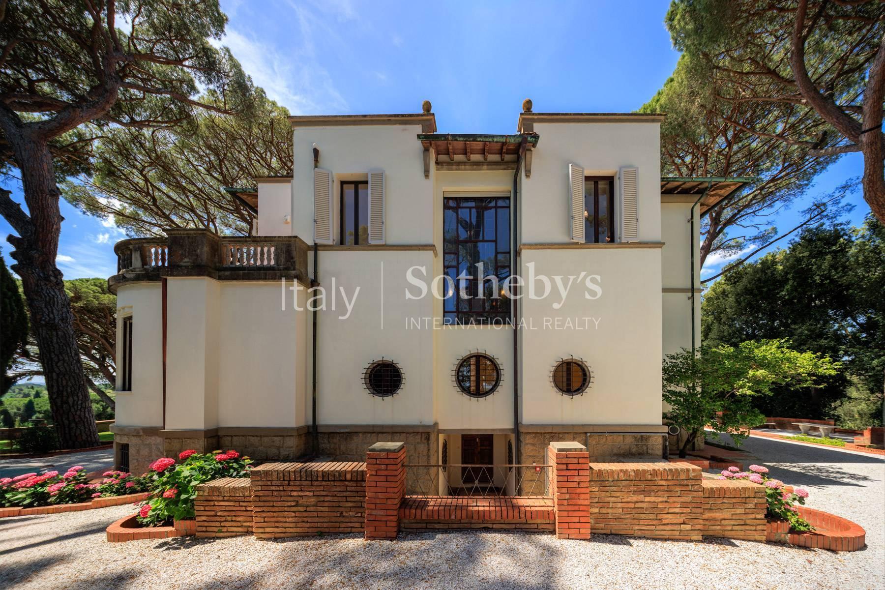 Iconica villa Liberty con campo da tennis sulle colline toscane, in vendita, Fauglia | Sotheby’s Realty Italy - 28