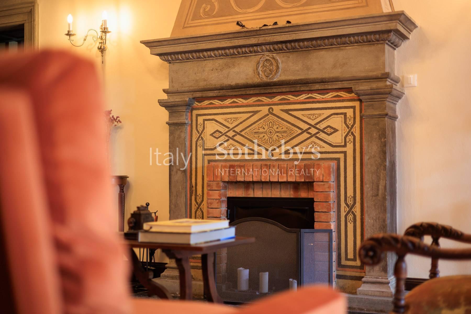 Iconica villa Liberty con campo da tennis sulle colline toscane, in vendita, Fauglia | Sotheby’s Realty Italy - 9