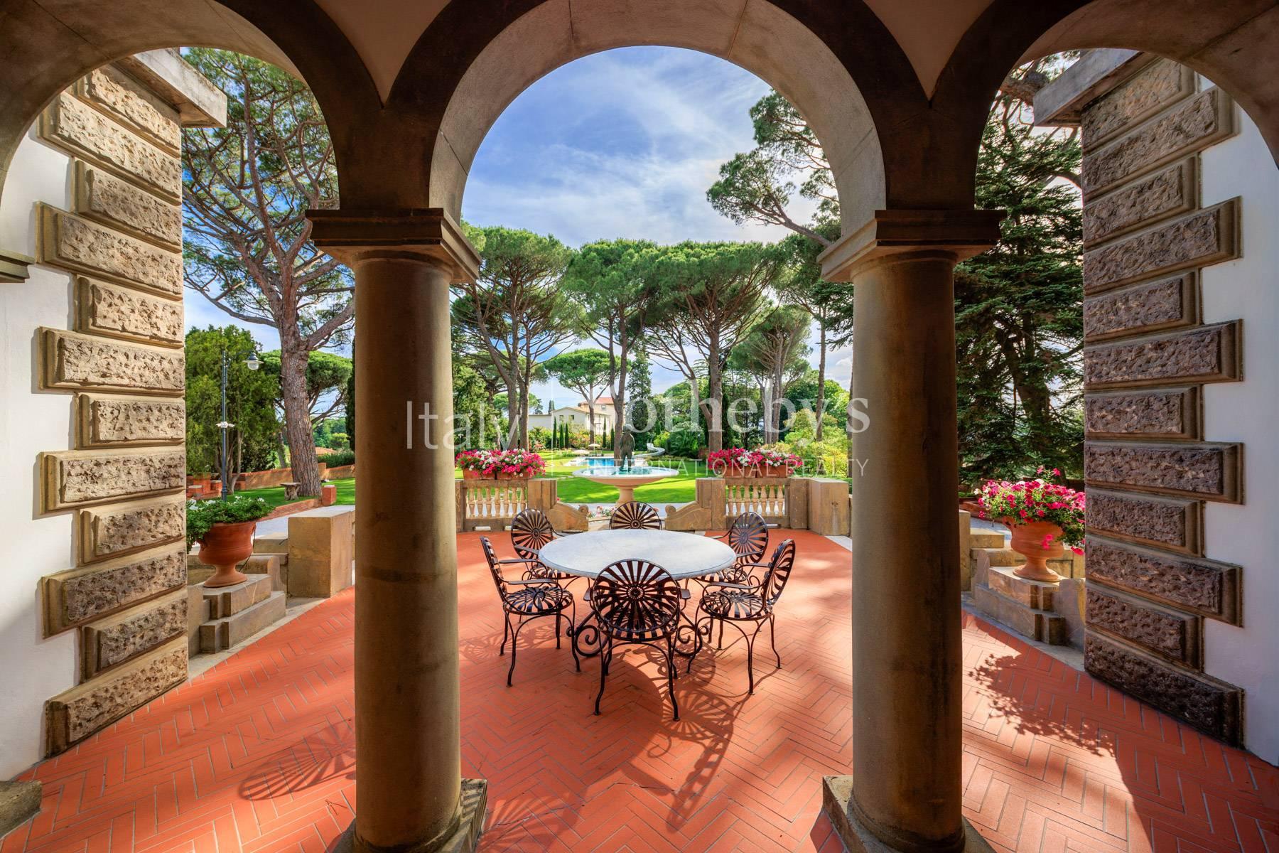 Iconica villa Liberty con campo da tennis sulle colline toscane, in vendita, Fauglia | Sotheby’s Realty Italy - 6