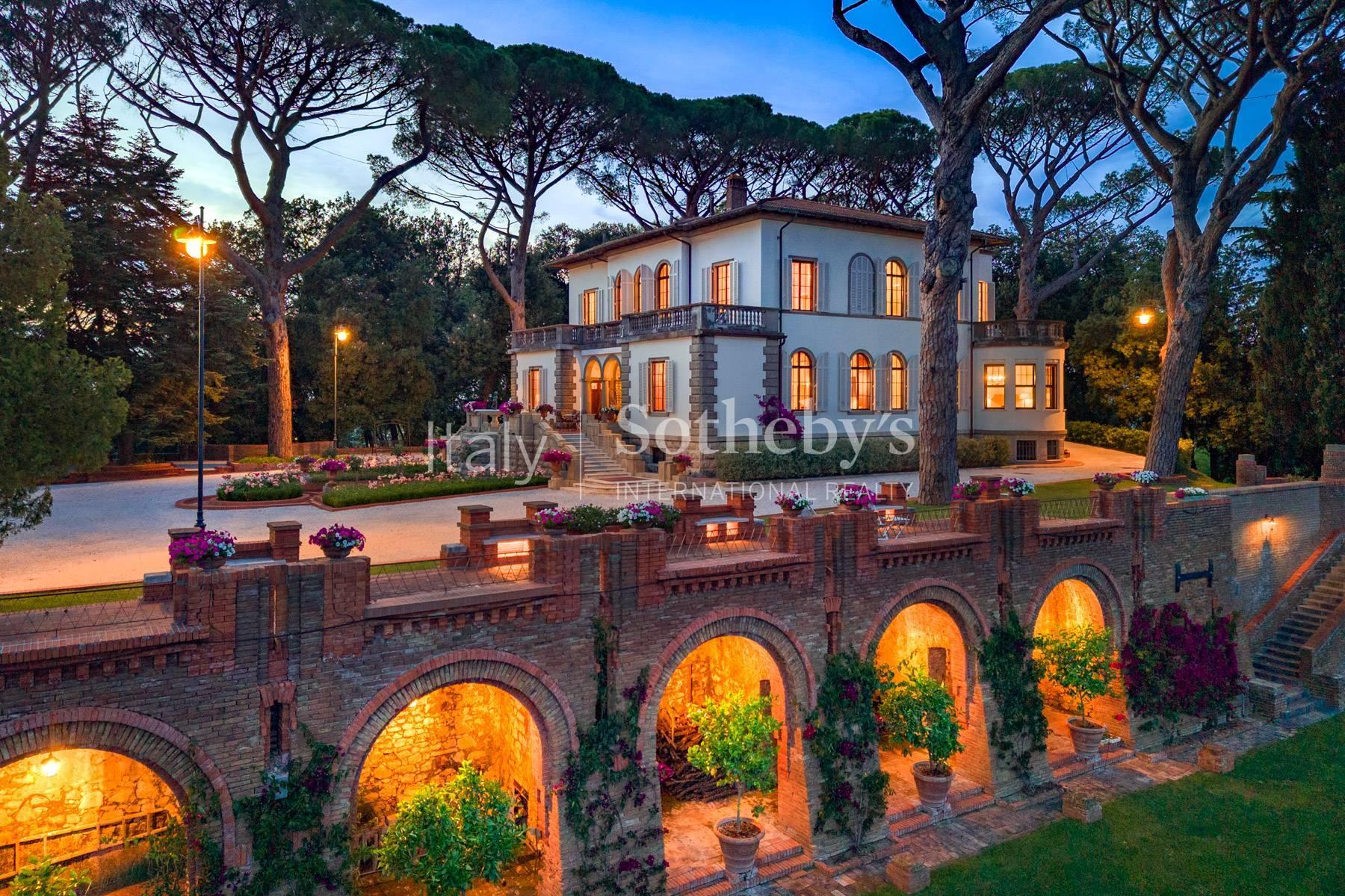 Iconica villa Liberty con campo da tennis sulle colline toscane, in vendita, Fauglia | Sotheby’s Realty Italy - 37