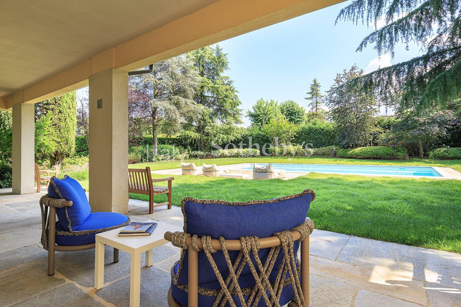 Villa con piscina e bosco privato in Val Trebbia, sud di Milano - 2