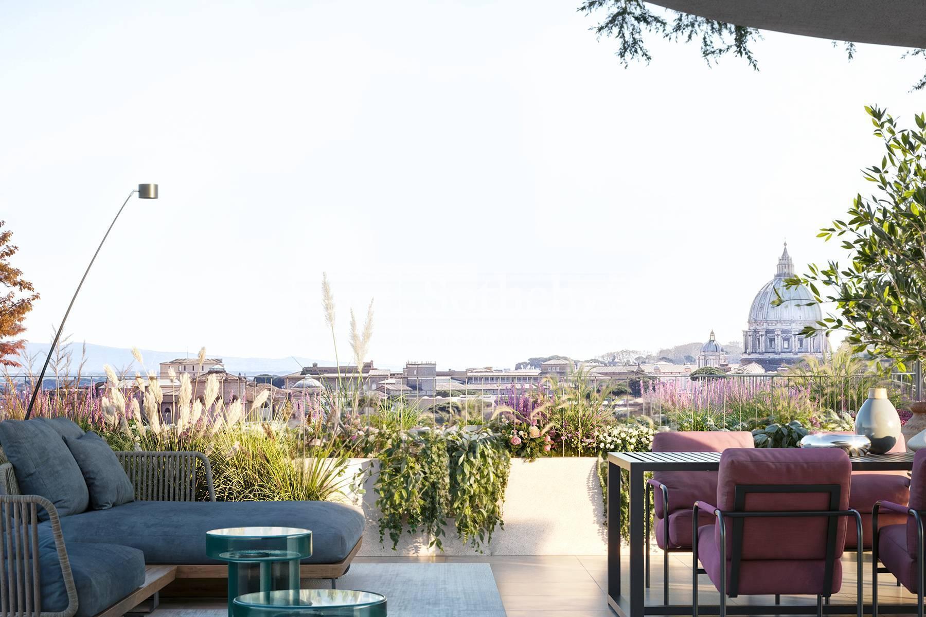 Terrazze Fedro - Attico panoramico su due livelli con viste dominanti su San Pietro, in vendita, Roma | Sotheby’s Realty Italy - 3