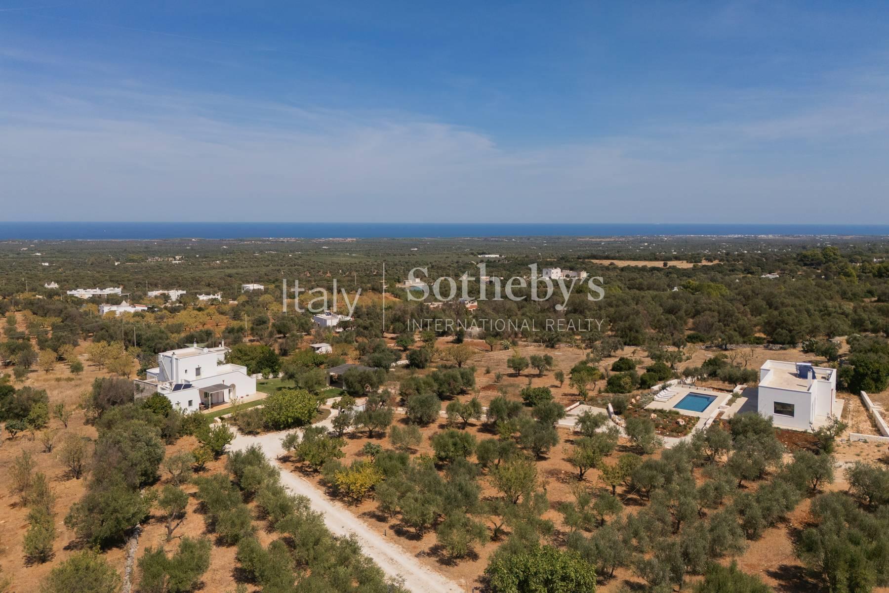 Two villas with sea views, a swimming pool, garden, and extensive land - 2