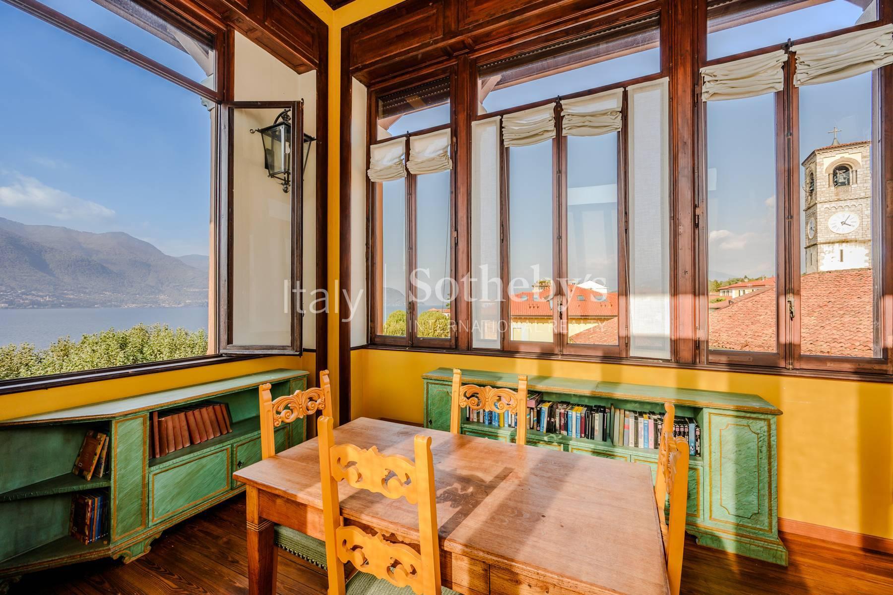 Villa liberty sulle sponde del lago Maggiore, in vendita, Porto Valtravaglia | Sotheby’s Realty Italy - 21