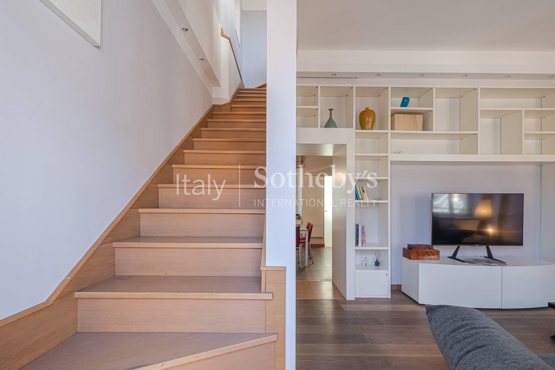 Appartamento su due livelli arredato con terrazzi, in affitto, Milano | Sotheby’s Realty Italy - 12